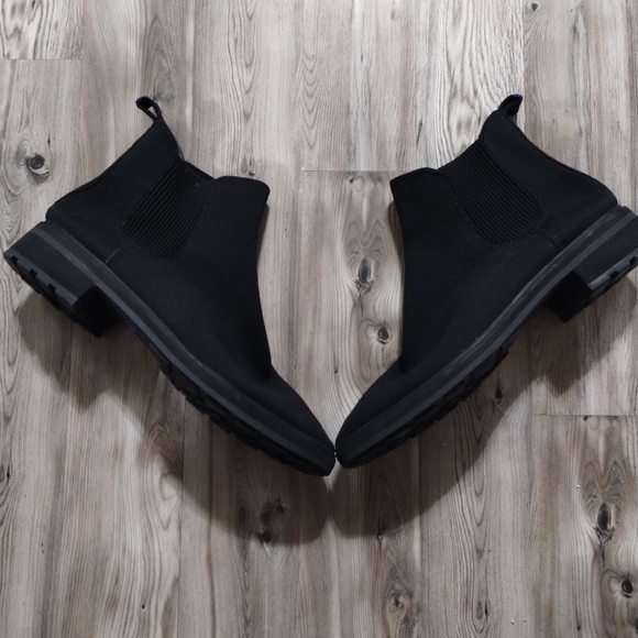 Rothy’s The Lug Boot Onyx Black Size 11.5 - Picture 1 of 5